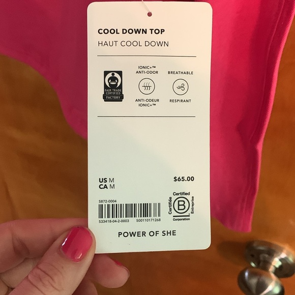 NWT Athleta Cool Down Top - Picture 2 of 2